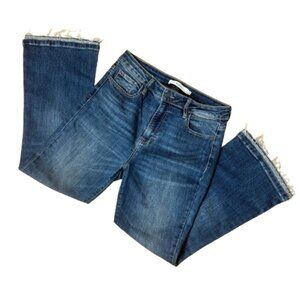 HIDDEN Boot Cut Raw Hem Denim Jeans Size 29